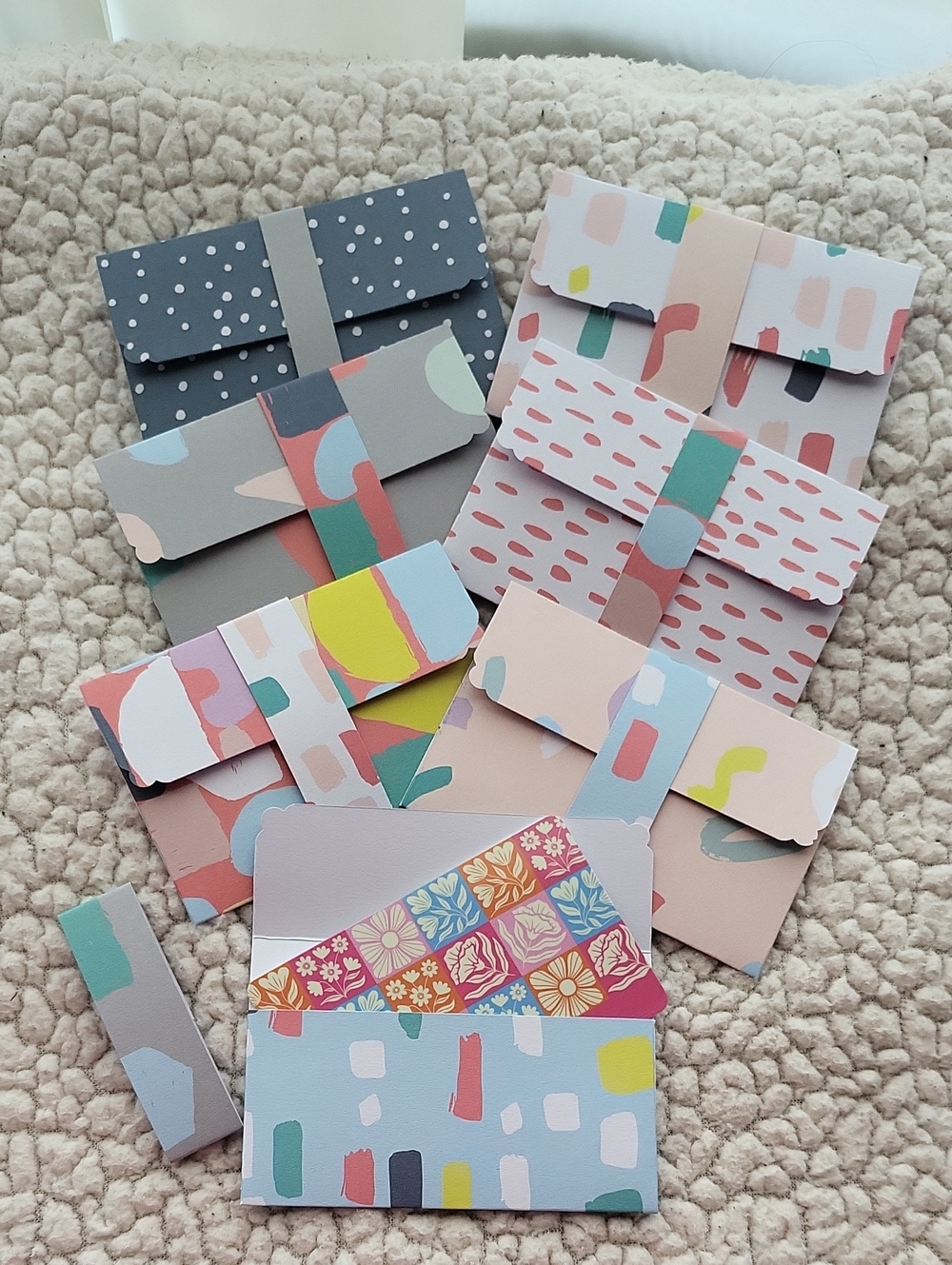 Handcrafted Any Occasion Gift Card Holder - Set Of 3- NWT
